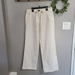 Linen/cotton blend JCrew pants